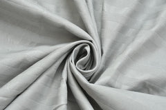 Homecrown Cotton Double Bedsheet with 2 Pillow Covers- Satin Stripe- 90x100 Inch- Silver