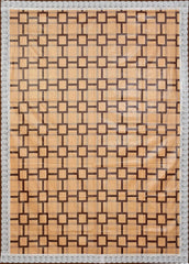 Homecrown Geometric Design 6 Seater Waterproof Dining Table Cover (Multicolor, 60 X 90 Inches)