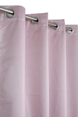 Homecrown Premium Thermal Insulated Room Darkening Blackout Curtains for Windows & Doors - Set of 2, Light Pink