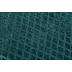 Homecrown Textured Velvet Cushion Covers Set of 5 (16x16 Inch) - Teal