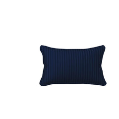 Homecrown Stripe Bedsheet for Single Bed with 1 Matching Pillow Cover – Dark Blue