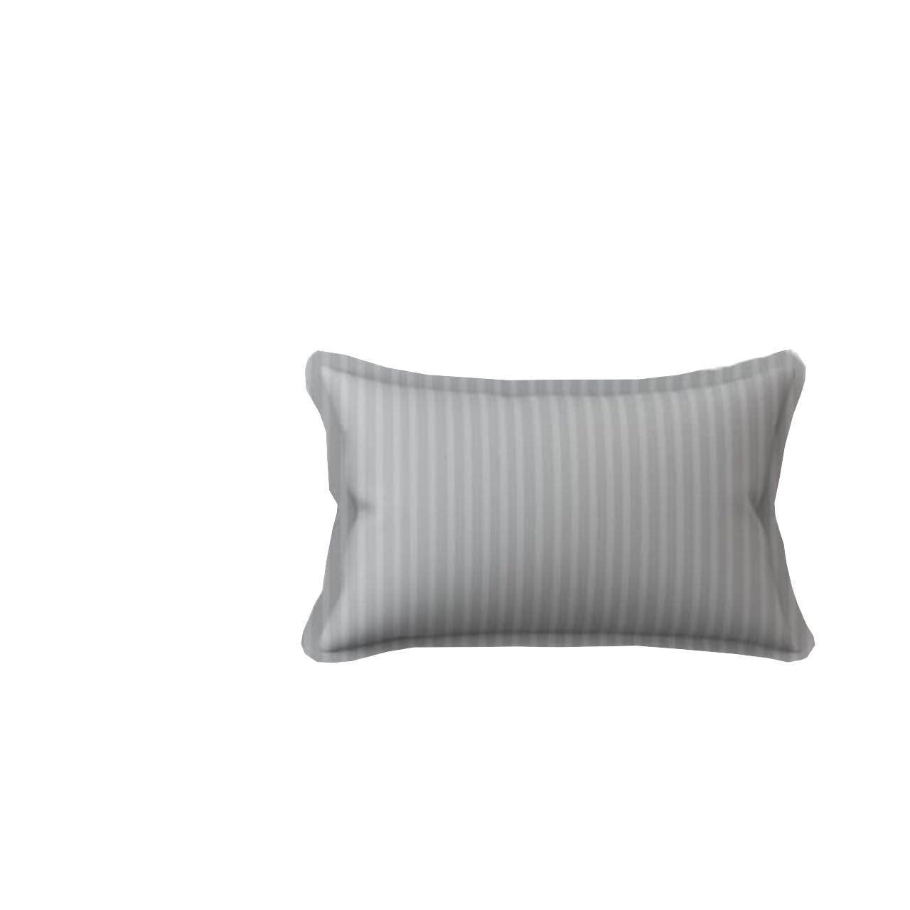 Homecrown Stripe Bedsheet for Single Bed with 1 Matching Pillow Cover – Light Grey