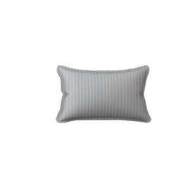 Homecrown Stripe Bedsheet for Single Bed with 1 Matching Pillow Cover – Light Grey