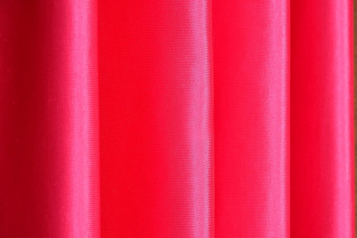 Homecrown Solid Plain Crush Curtains for Windows/Doors – Set of 2, Pink