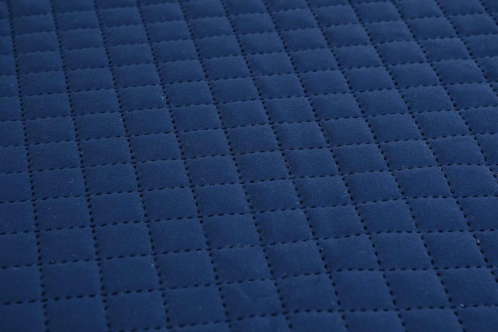 Homecrown Velvet Quilted Sofa Cover for 3 Seater Sofa- Blue
