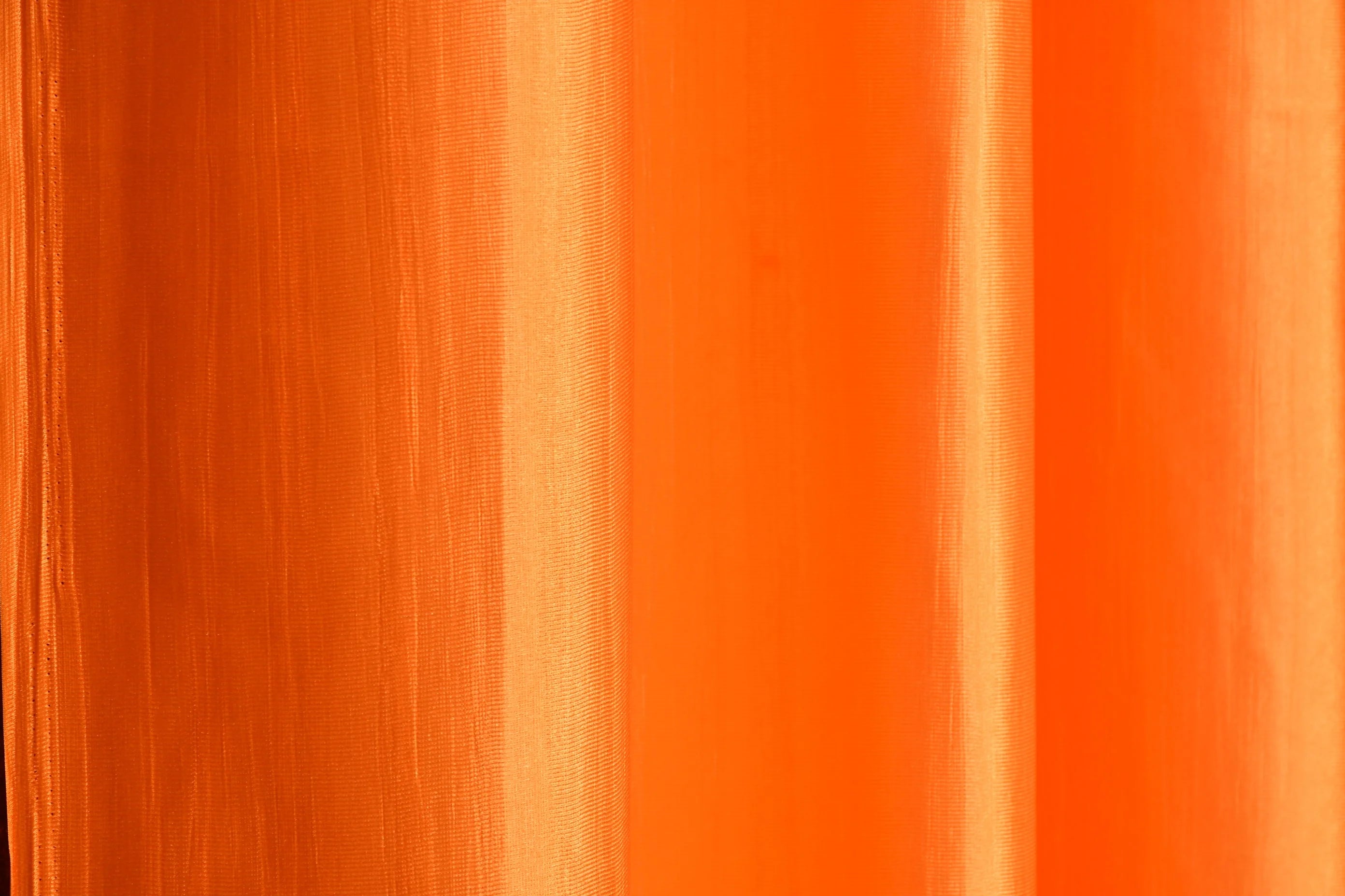 Homecrown Solid Plain Crush Curtains for Windows/Doors – Set of 2, Orange