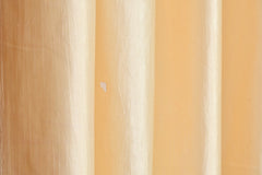 Homecrown Solid Plain Crush Curtains for Windows/Doors – Set of 2, Cream