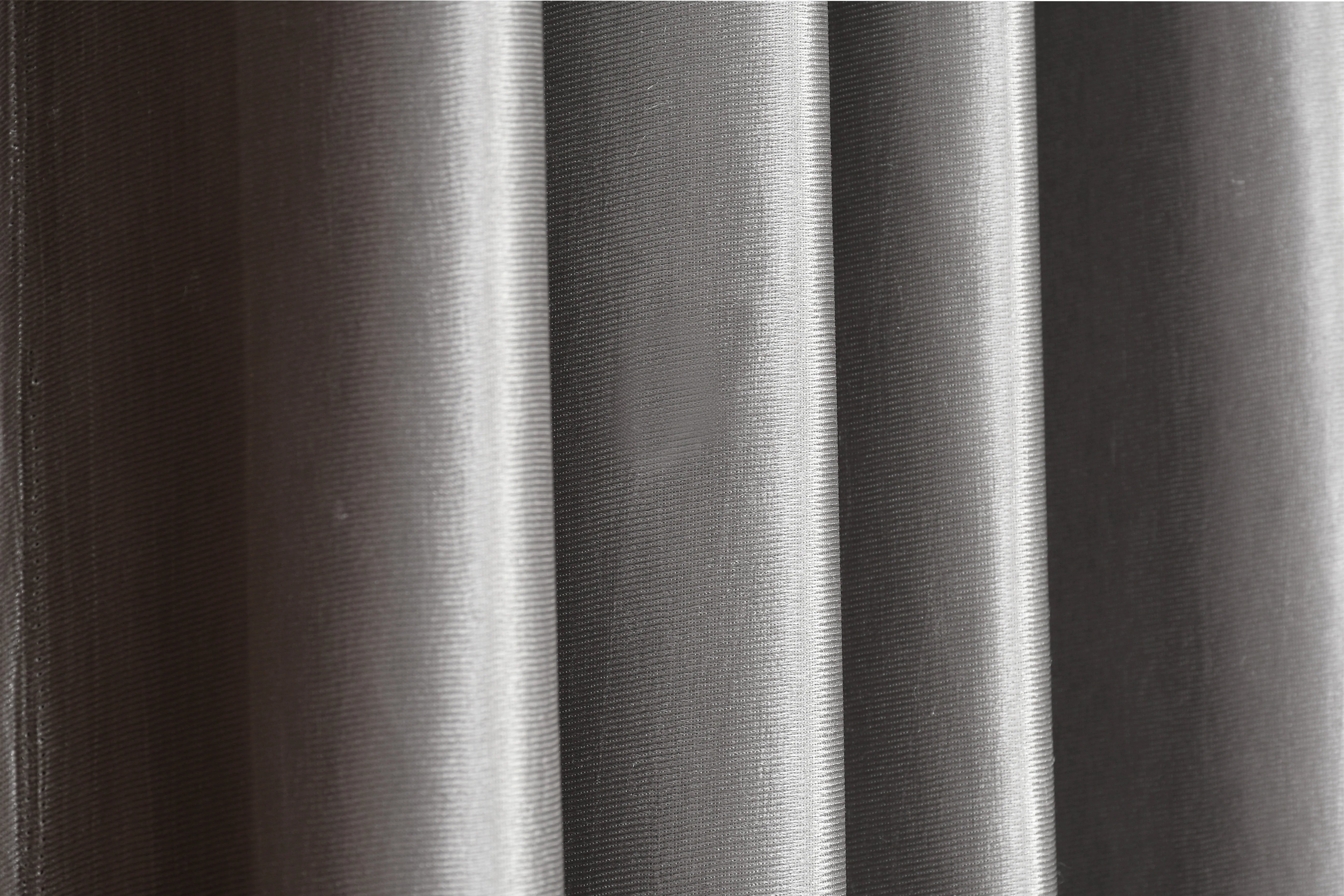 Homecrown Solid Plain Crush Curtains for Windows/Doors – Set of 2, Grey