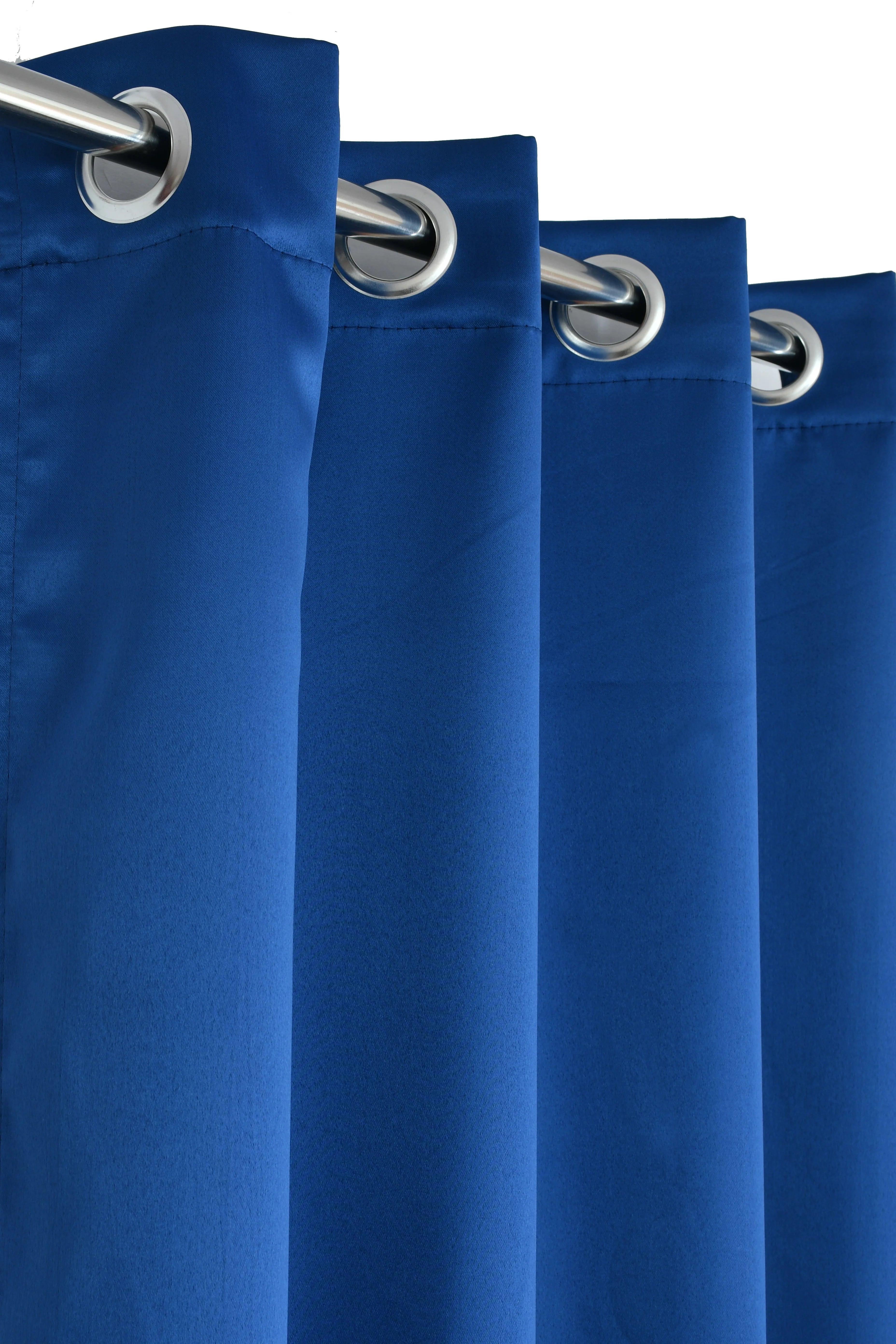 Homecrown Premium Thermal Insulated Room Darkening Blackout Curtains for Windows & Doors - Set of 2, Royal Blue