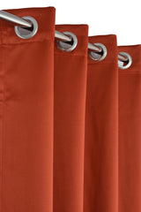 Homecrown Premium Thermal Insulated Room Darkening Blackout Curtains for Windows & Doors - Set of 2, Rust