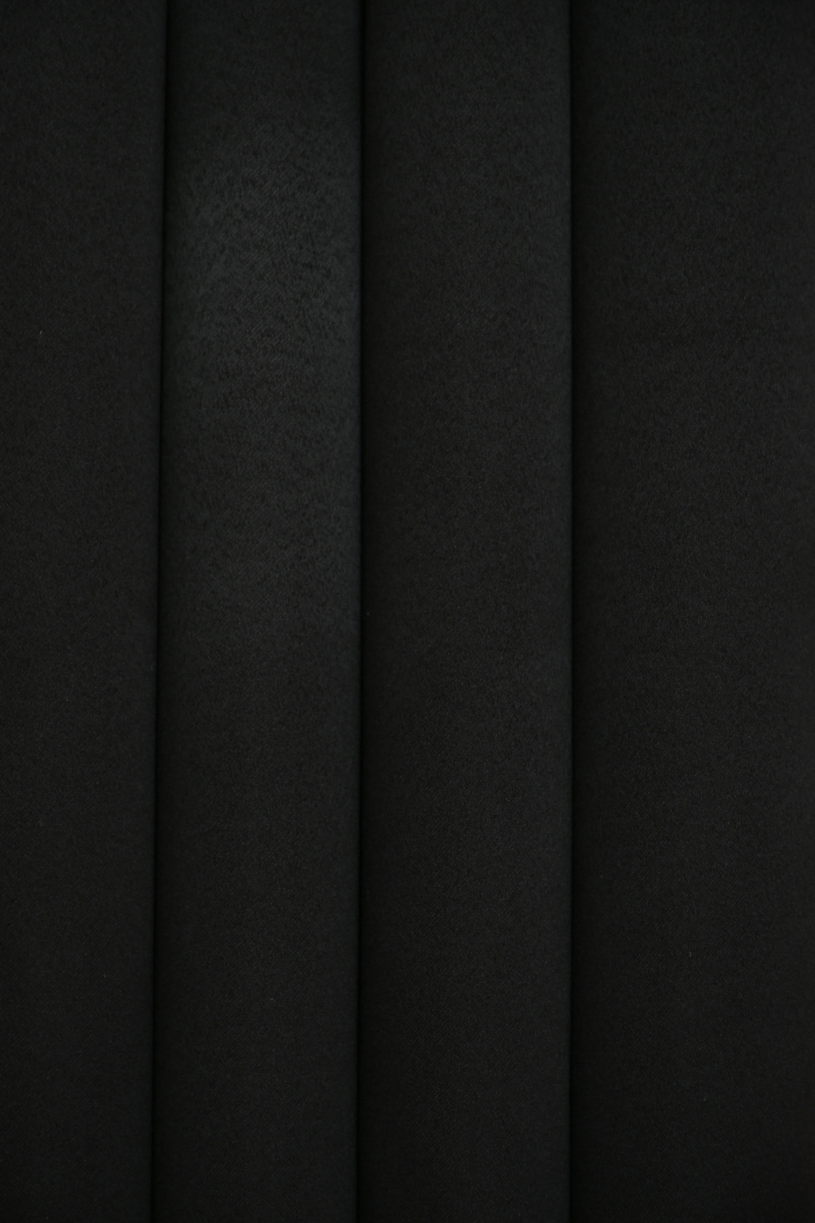 Homecrown Premium Thermal Insulated Room Darkening Blackout Curtains for Windows & Doors - Set of 2, Black