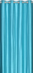 Homecrown Solid Plain Crush Curtains for Windows/Doors – Set of 2, Aqua | Curtains | Homecrown
